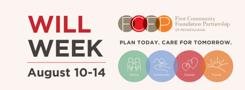 First Community Foundation Partnership's ‘Will Week’ encourages people to make or update their wills